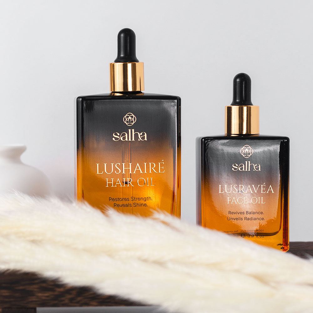 Lusravéa & Lushairé — Face & Hair Oils